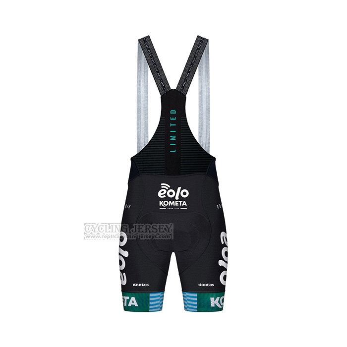 2022 Cycling Jersey Eolo Komet Sky Blue Short Sleeve and Bib Short
